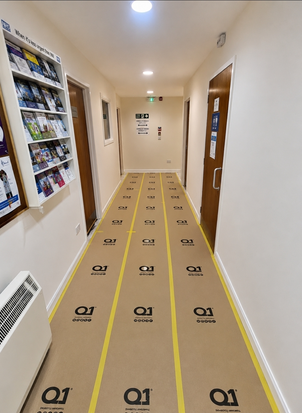 GP surgery repaint with full floor protection